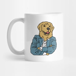 Labrador Dog Salary Man Mug